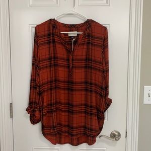 Women’s Universal Thread Flannel Top